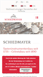 Mobile Screenshot of celesta-schiedmayer.de
