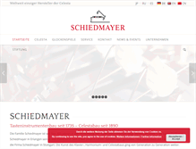 Tablet Screenshot of celesta-schiedmayer.de